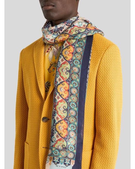 Sciarpa di Etro in Gray da Uomo