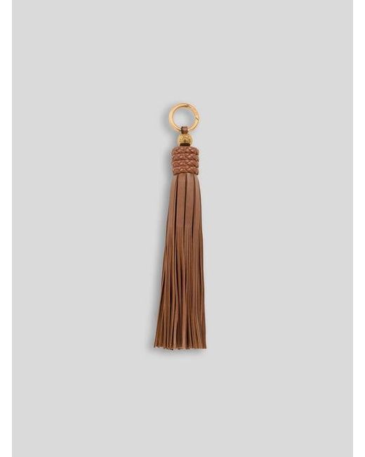 Etro White Nappa Leather Charm