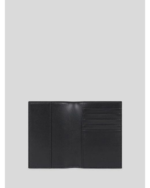Etro Gray Essential Arnica Passport Case With Pegaso for men