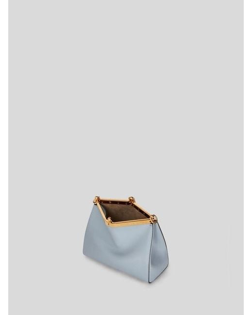 Etro Blue Small Vela Bag