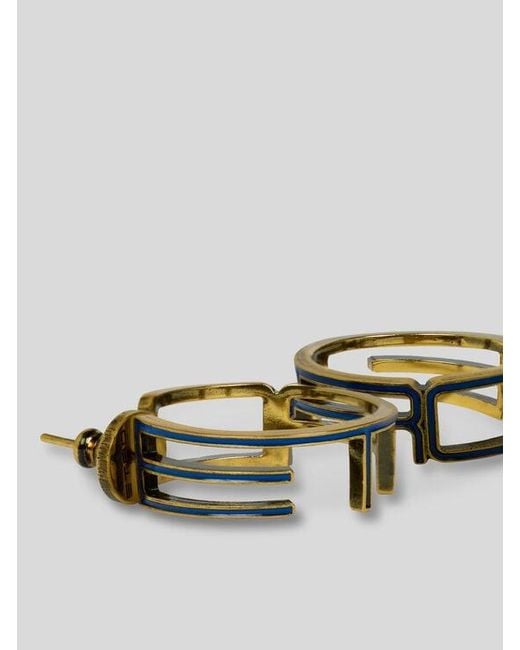 Etro Metallic Small Hoop Earrings