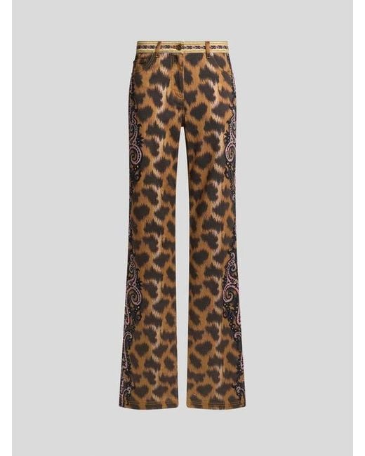 Etro Natural Bootcut Jeans