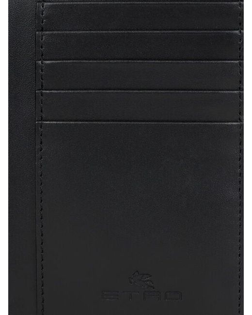 Etro Gray Arnica Passport Case for men