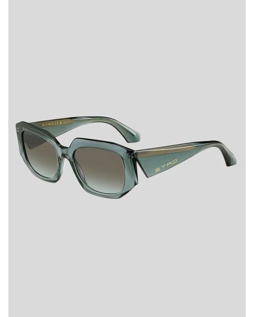 Etro Green Tailoring Sunglasses