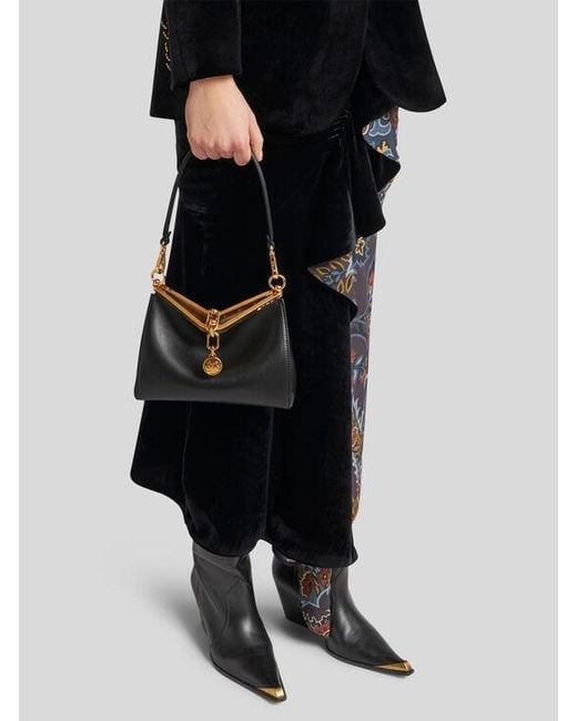 Etro Black Small Vela Bag