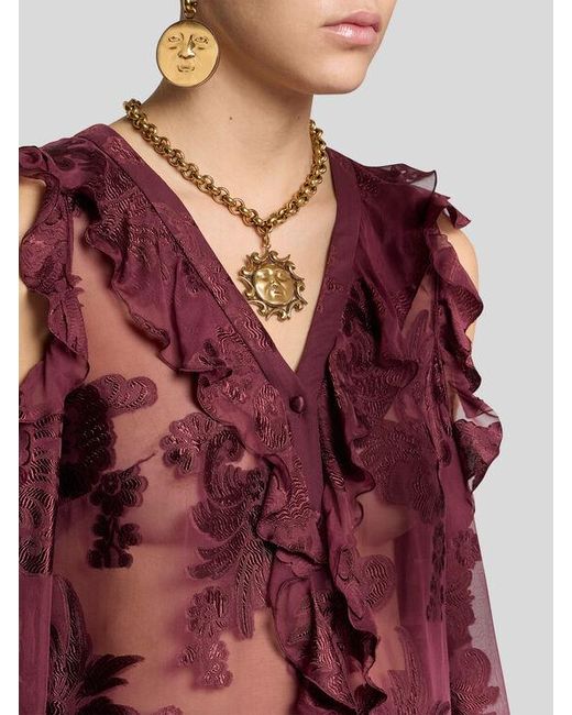 Camicia di Etro in Purple