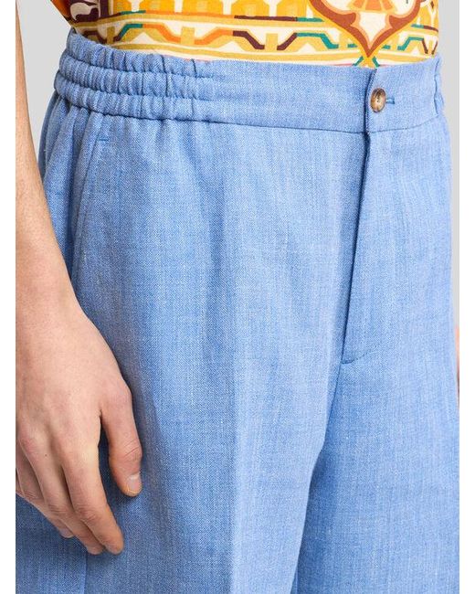 Bermuda di Etro in Blue da Uomo