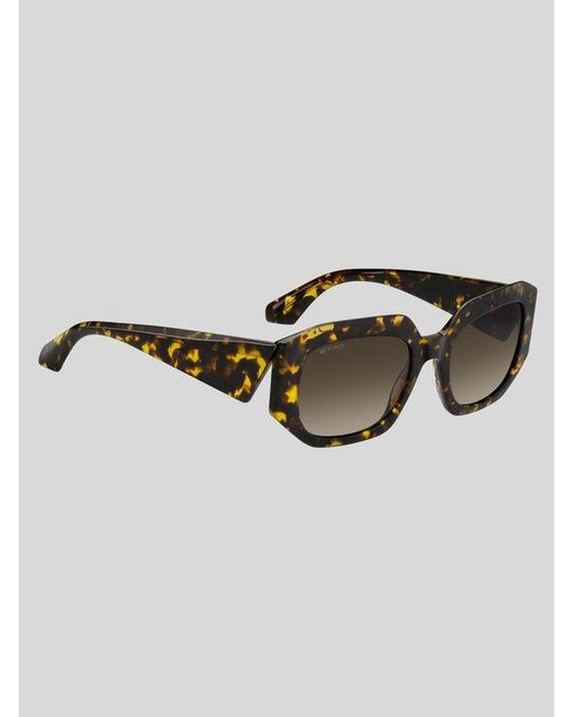 Etro Brown Tailoring Sunglasses