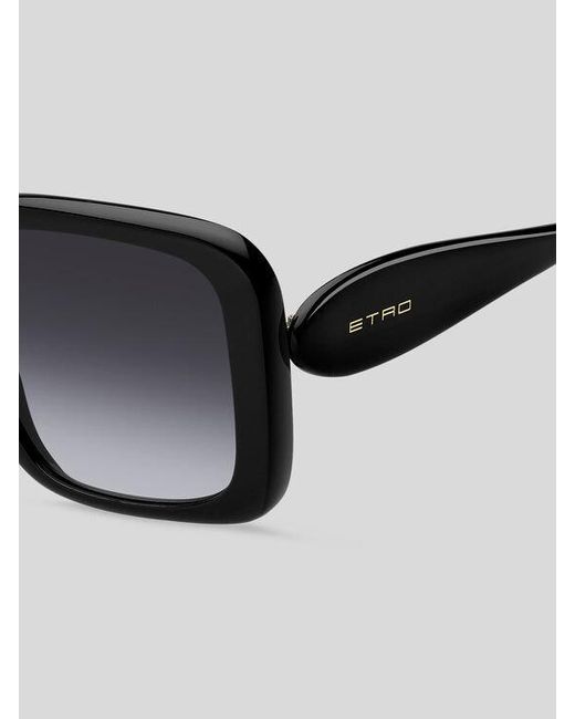 Etro Black Paisley Sunglasses