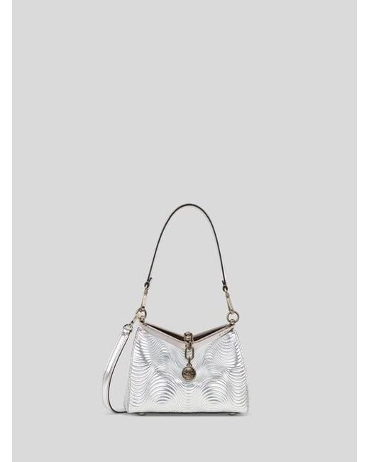 Etro Small Metallic Leather Vela Bag