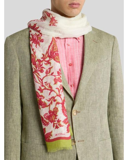 Sciarpa di Etro in Pink da Uomo