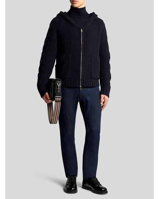 Etro Blue Jacquard Jeans for men