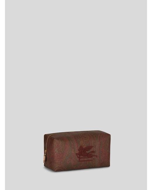 Etro Brown Large Arnica Love Trotter Nécessaire for men