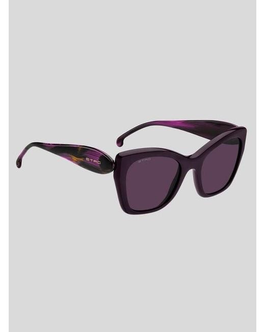 Etro Purple Paisley Sunglasses