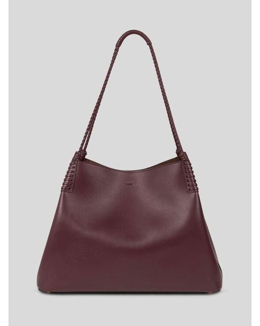 Etro Purple Shoppingtasche Libra Mittelgross Aus Leder, Damen