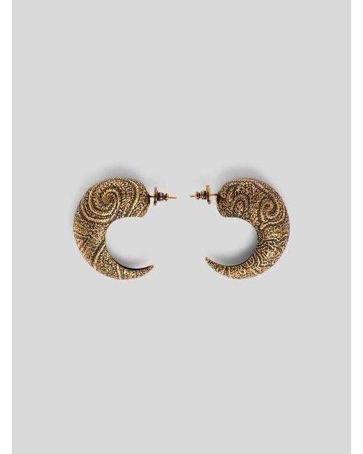 Etro Metallic Arnica Small Earrings