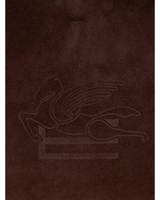 Etro Brown Large Libra Tote Bag