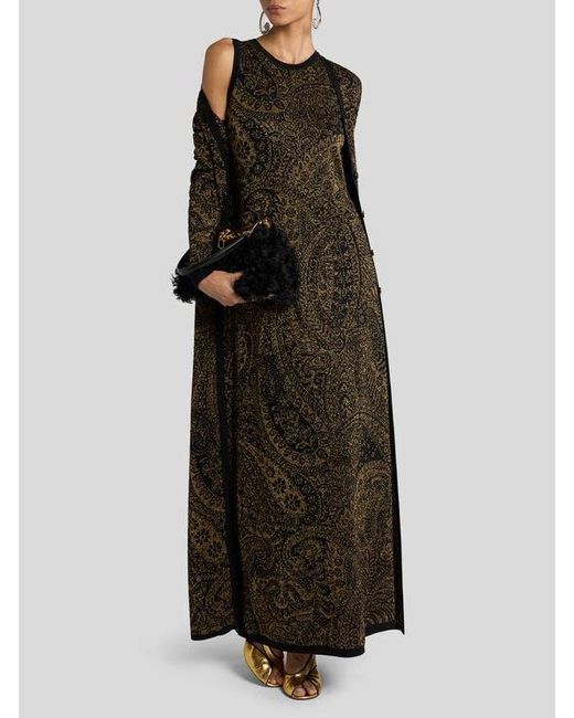 Etro Metallic Maxi Cardigan