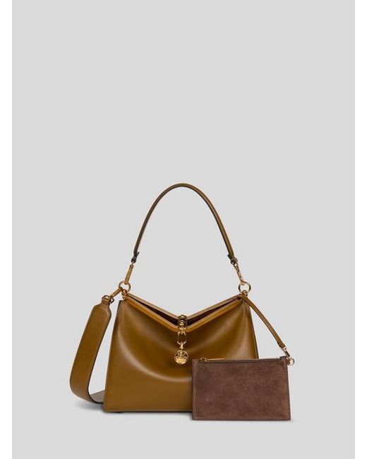 Etro Brown Medium Vela Bag