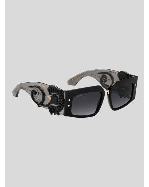 Etro Black Blossom Sunglasses