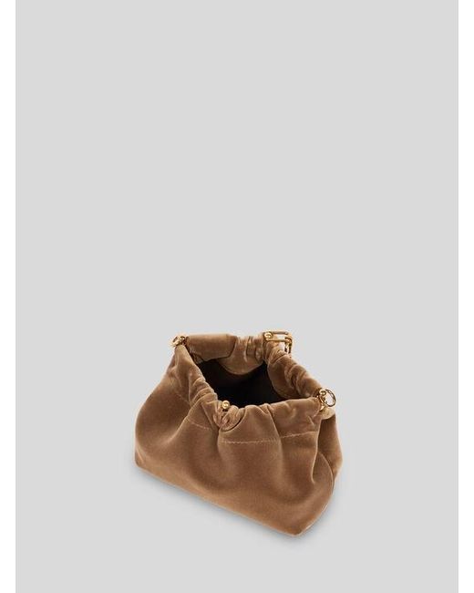Etro Brown Small Vela Blossom Bag
