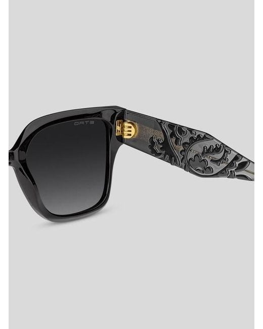 Etro Black Colour Stripes Sunglasses