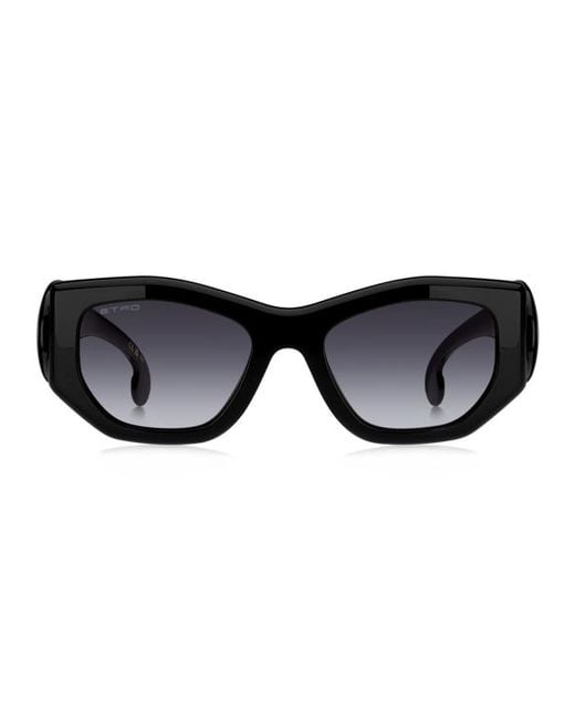 Etro Black Paisley Sunglasses
