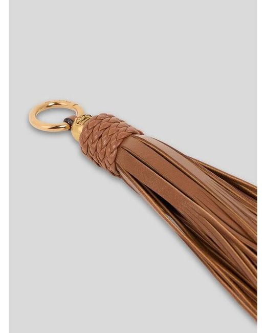 Etro White Nappa Leather Charm