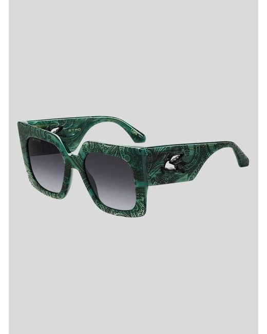 Etro Green Mania Sunglasses