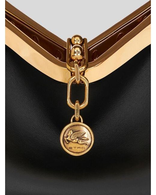 Etro Black Small Vela Bag