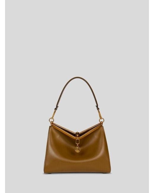 Etro Brown Medium Vela Bag