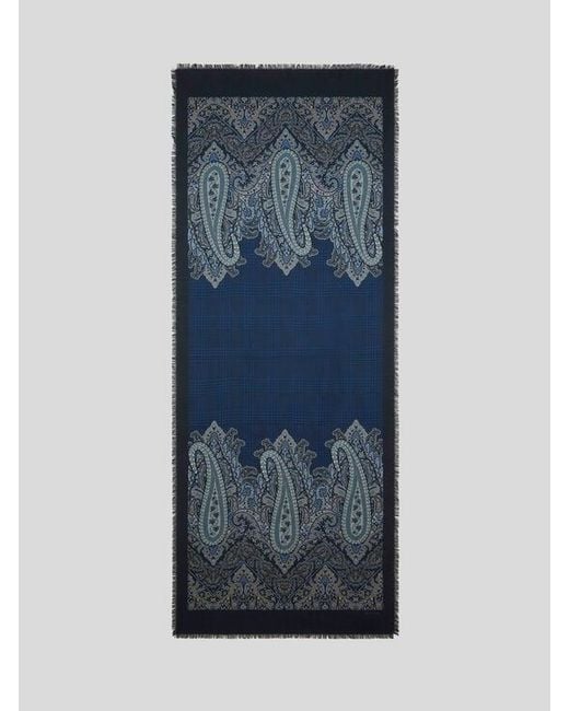 Sciarpa di Etro in Blue da Uomo