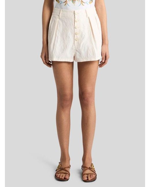 Etro White Shorts