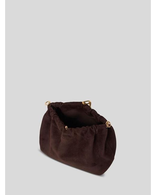 Etro Brown Medium Vela Blossom Bag