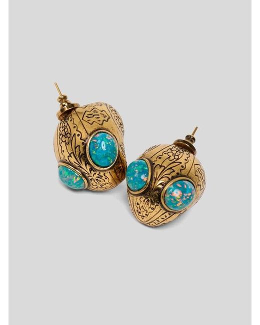 Etro Blue Alien Earrings