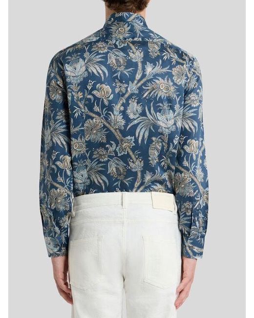 Etro Blue Shirt for men