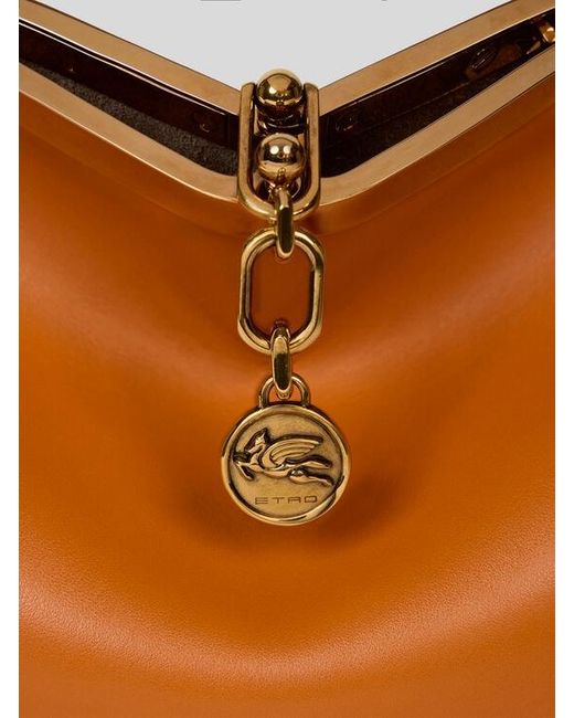 Etro Brown Medium Vela Bag