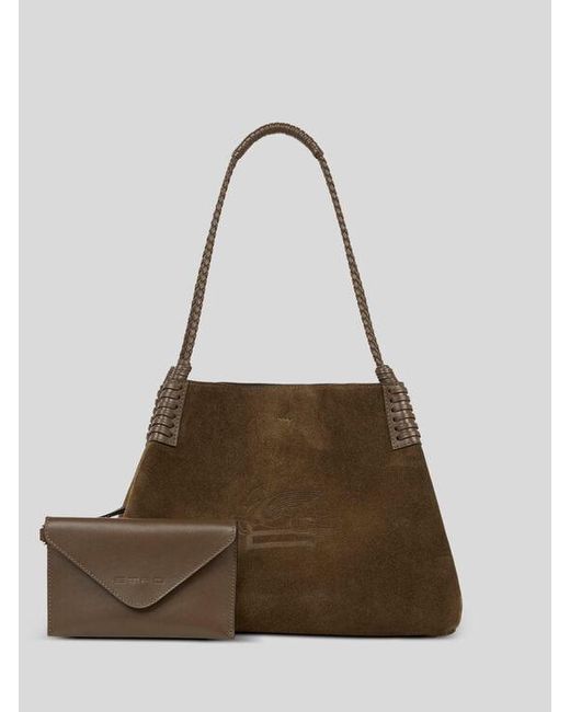 Etro Brown Medium Libra Tote Bag