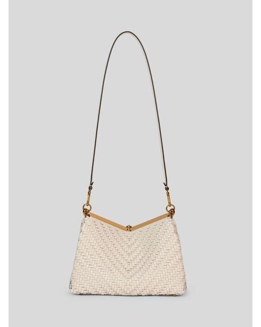 Etro Natural Medium Woven Vela Bag