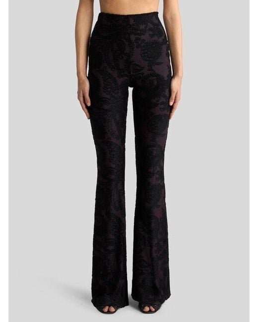 Etro Black Flared Trousers