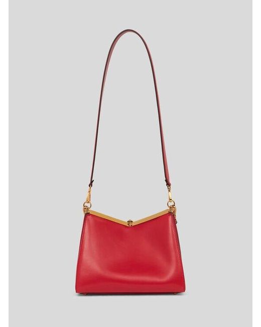 Etro Red Medium Vela Bag