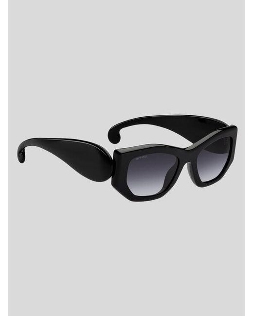 Etro Black Paisley Sunglasses