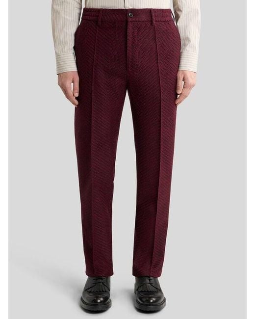 Etro Red Trousers for men
