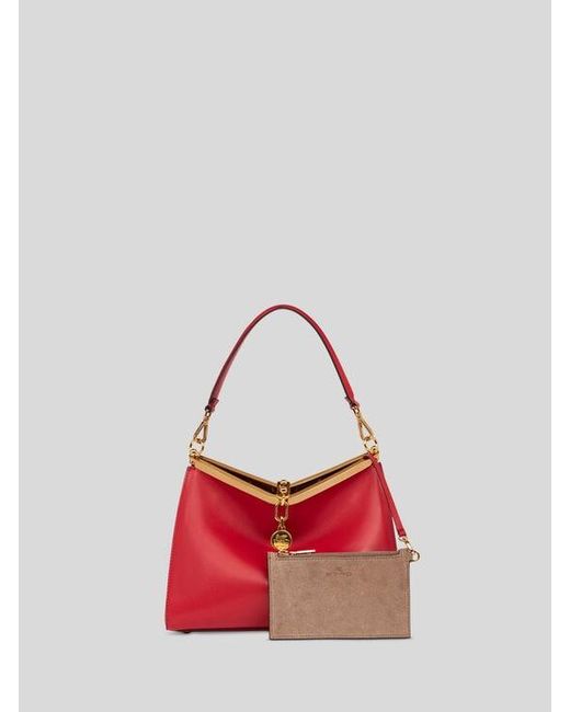 Etro Red Medium Vela Bag