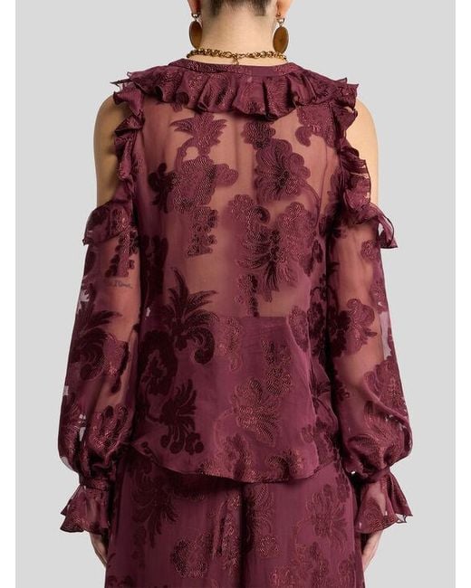 Camicia di Etro in Purple