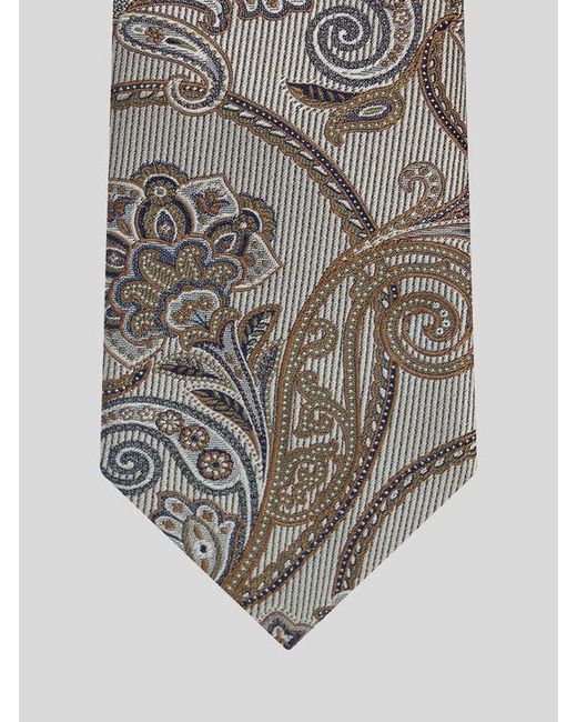 Etro Patchwork-Krawatte Aus Seide, Herren in White für Herren