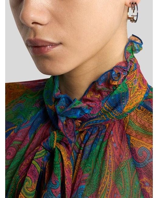 Etro Metallic Small Hoop Earrings