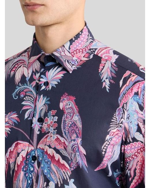 Camicia di Etro in Blue da Uomo