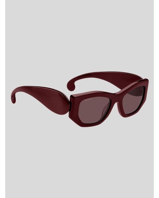 Etro Purple Paisley Sunglasses