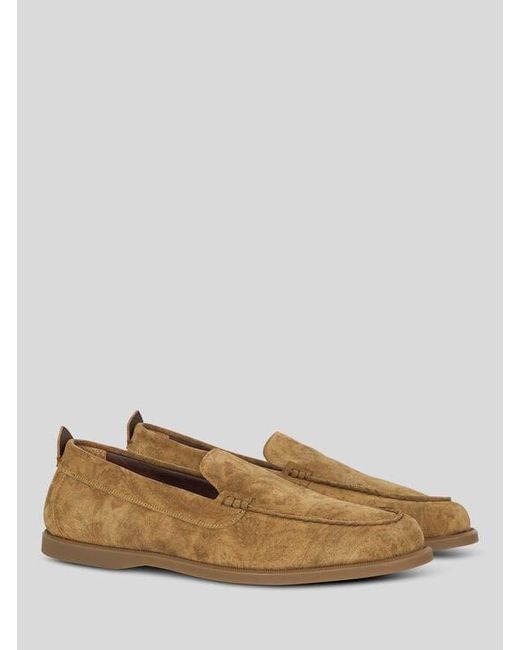 Etro Multicolor Printed Suede Slip-On Shoes for men